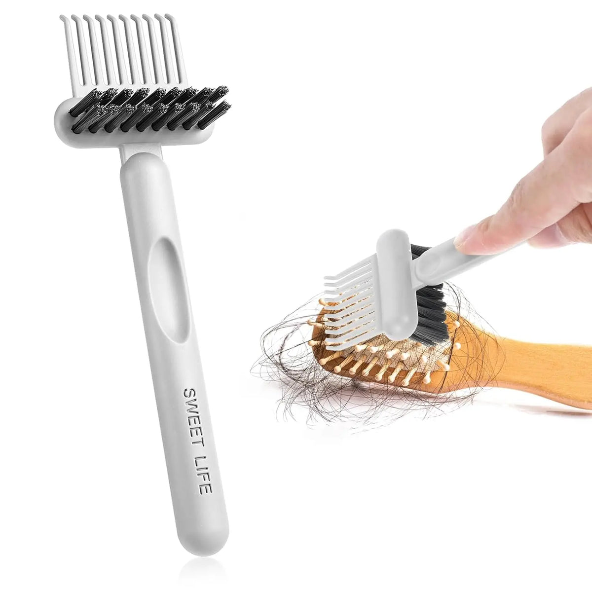 2-In-1 Hairbrush Cleaner